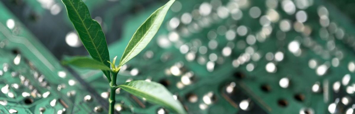 Adoption de la technologie verte pour limiter l’empreinte carbone d’une entreprise.