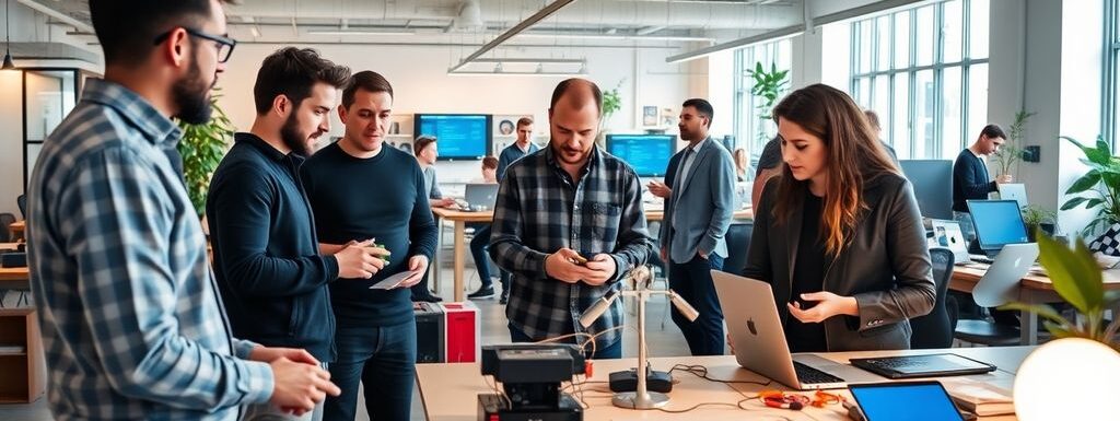 Des entrepreneurs travaillant sur des projets innovants en Belgique.