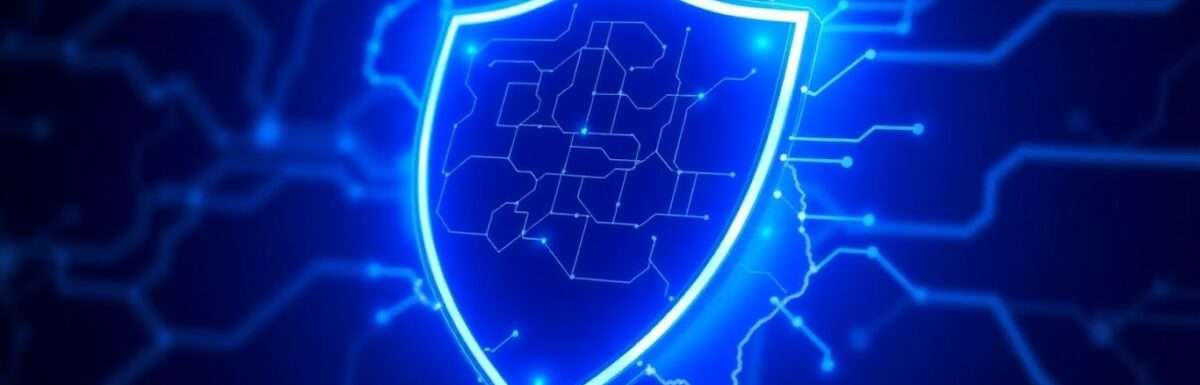 Bouclier numérique protégeant la Belgique des cybermenaces quantiques.