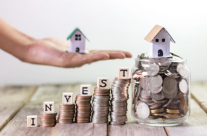 Immeubles belges avec ville et opportunités d'investissement.